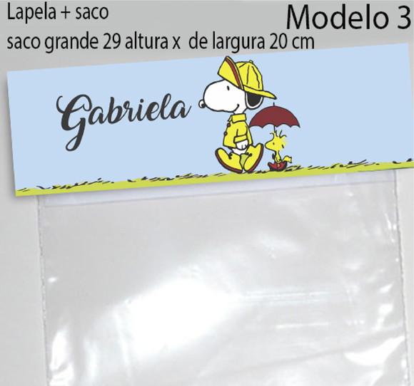 Lapela e Saco Grande-snoopy