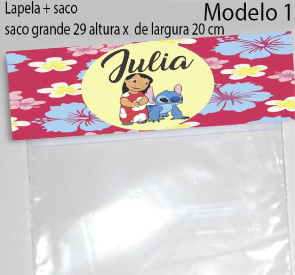 Lapela e Saco Grande-stitch e Lilo