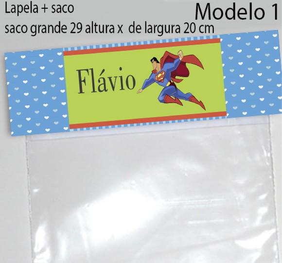 Lapela e Saco Grande-super Homem
