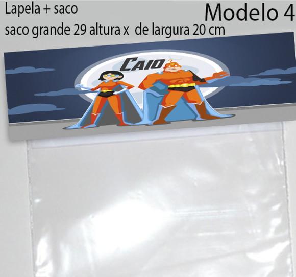 Lapela e Saco Grande-super Heroi