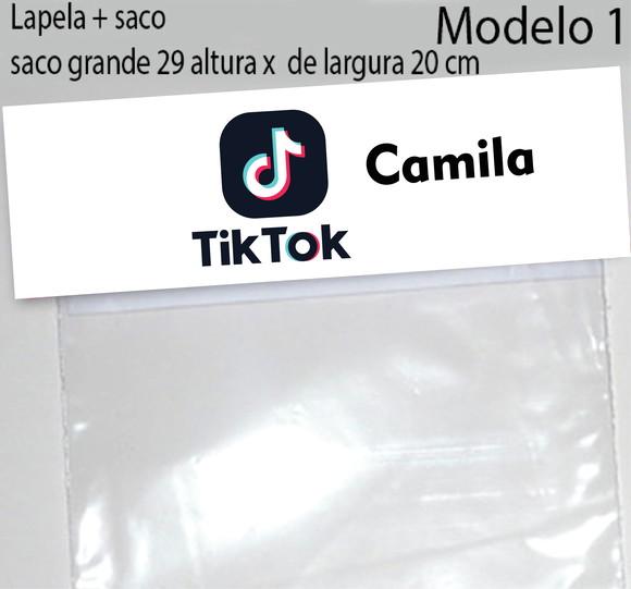 Lapela e Saco Grande-tik Tok