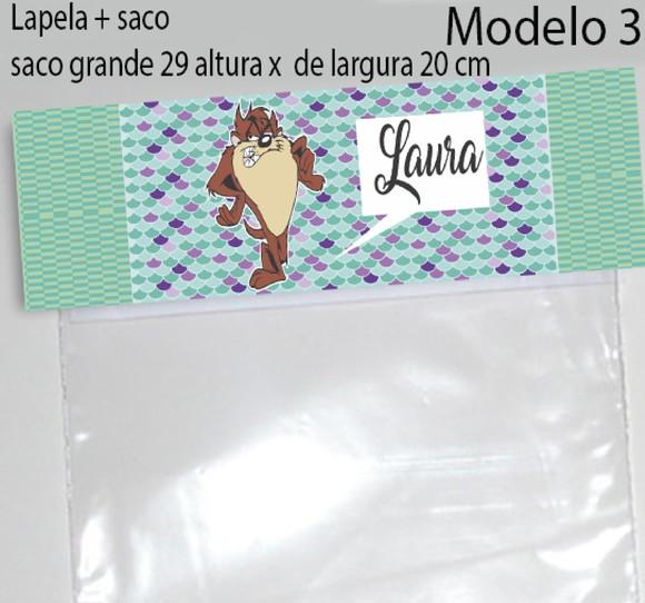 Lapela e Saco Grande-taz Mania