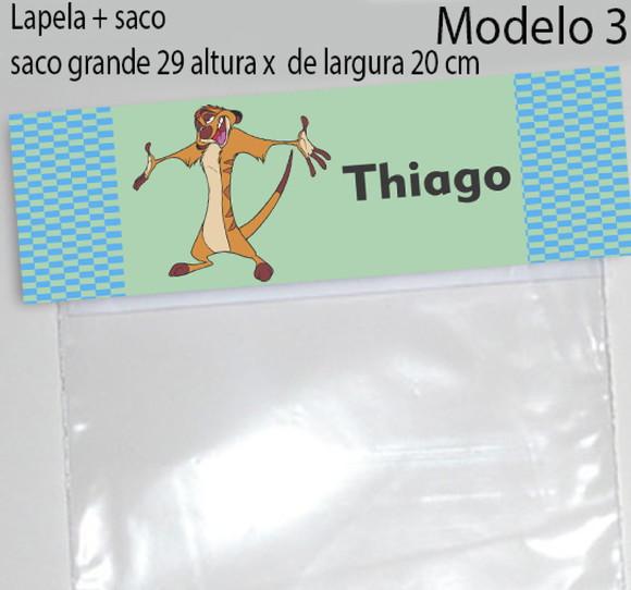 Lapela e Saco Grande-timão
