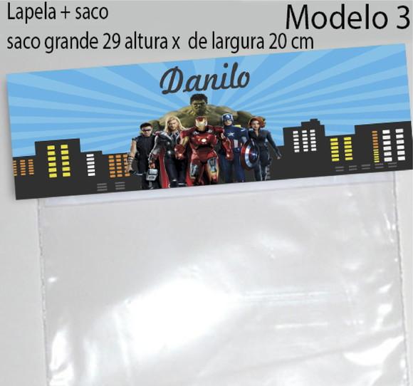 Lapela e Saco Grande-vingadores