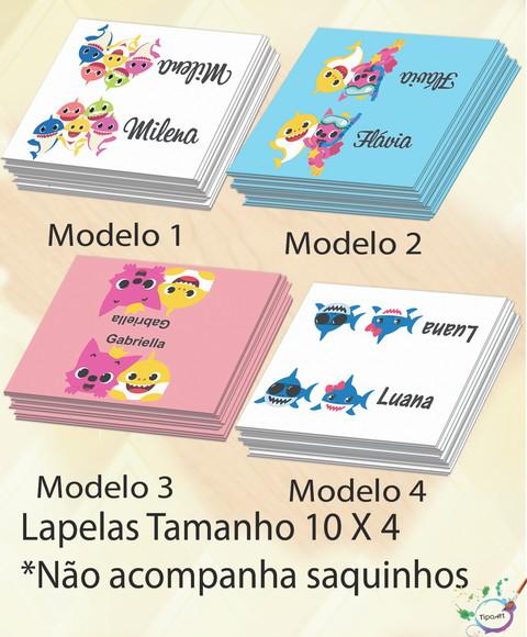 Lapela P/saquinho -baby Shark