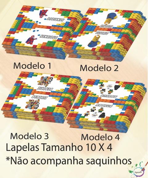 Lapela P/saquinho -lego