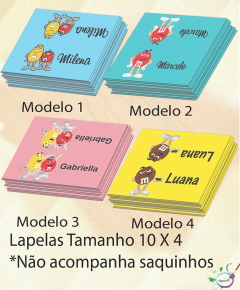 Lapela P/saquinho -m&m