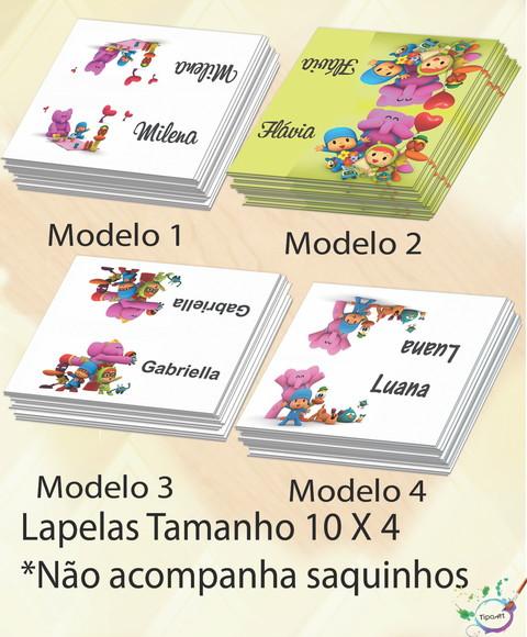Lapela P/saquinho -pocoyo