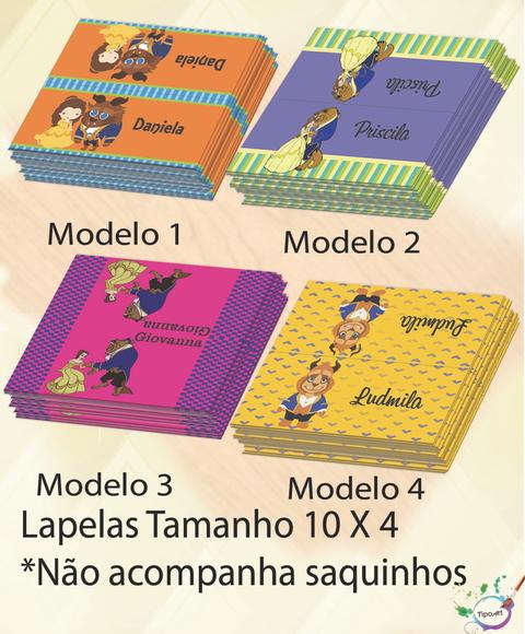 Lapela P/saquinho-bela e a Fera