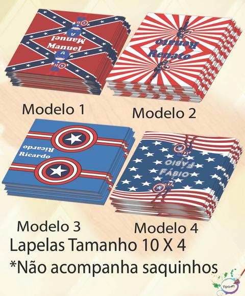 Lapela P/saquinho-capitão America