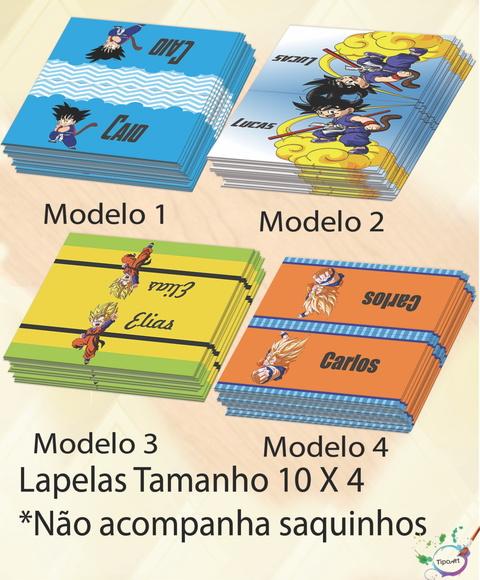 Lapela P/saquinho-goku
