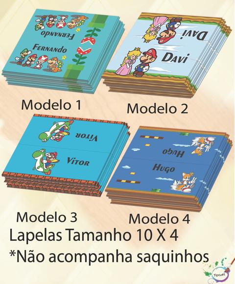 Lapela P/saquinho-mario Bros