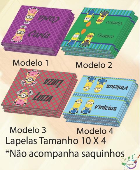 Lapela P/saquinho-minions