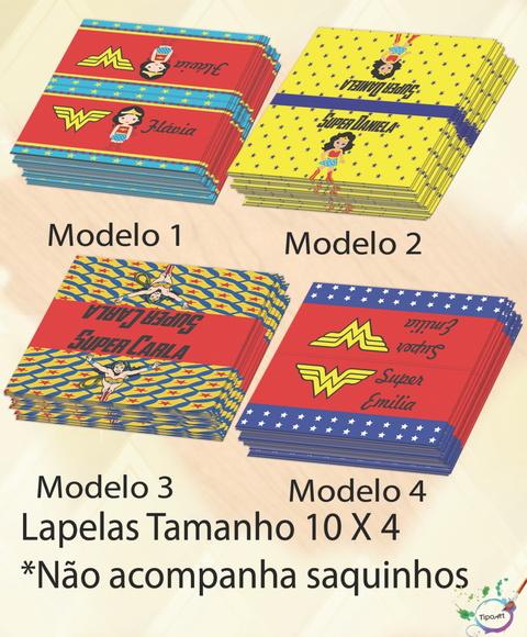 Lapela P/saquinho-mulher Maravilha