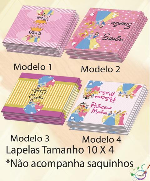 Lapela P/saquinho-princesas