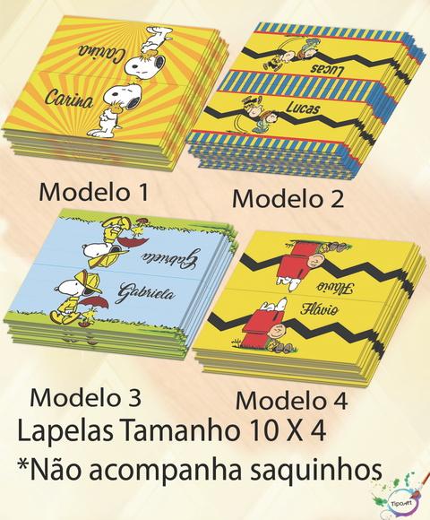 Lapela P/saquinho-snoopy