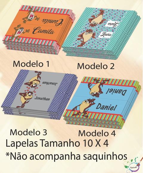 Lapela P/saquinho-taz Mania