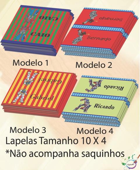 Lapela P/saquinho-transformers