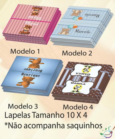 Lapela P/saquinho-ursinho