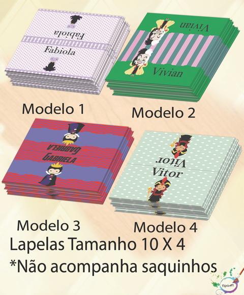 Lapela P/saquinho-vilões