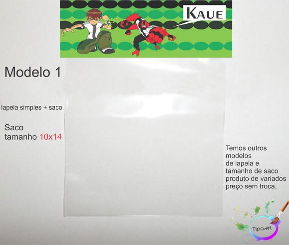 Lapela(simples) e Saco 10x14-ben 10