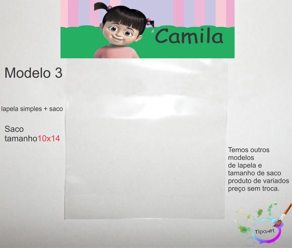 Lapela(simples) e Saco 10x14-boo