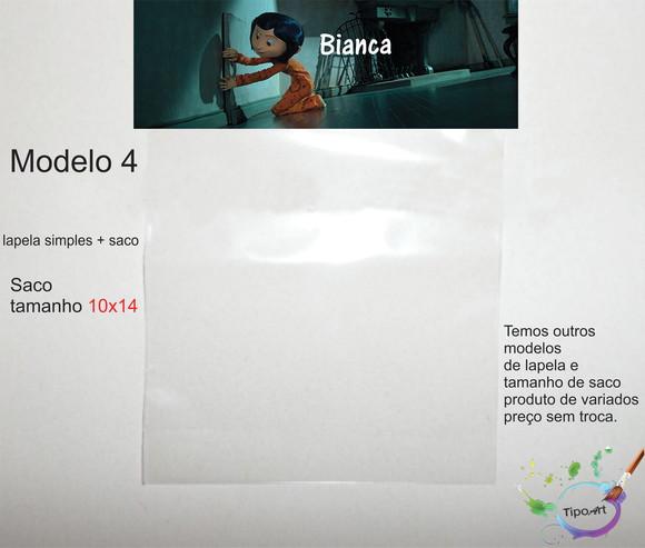 Lapela(simples) e Saco 10x14-caroline e o Mundo Secreto