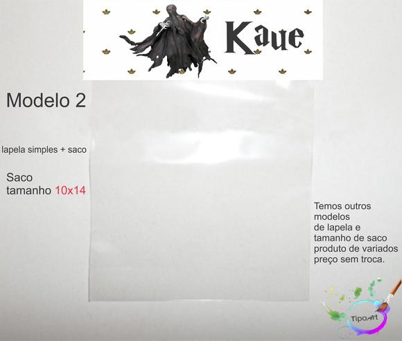 Lapela(simples) e Saco 10x14-harry Potter-modelo 2