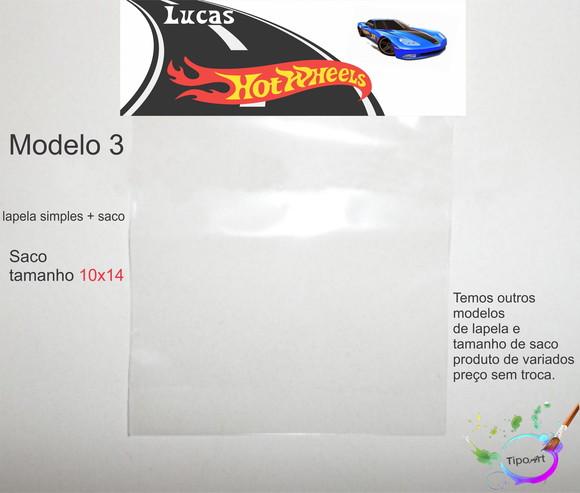 Lapela(simples) e Saco 10x14-hot Whells