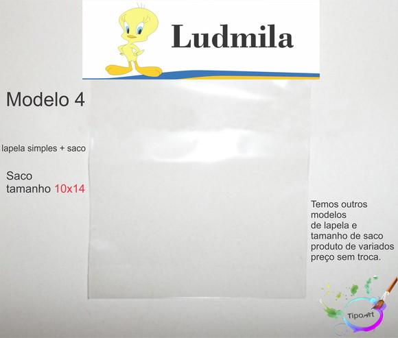 Lapela(simples) e Saco 10x14-piu Piu