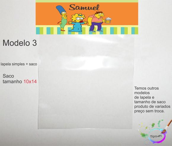 Lapela(simples) e Saco 10x14-simpson