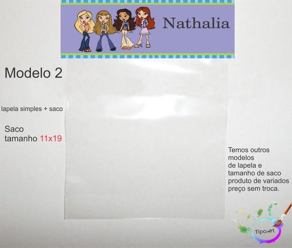 Lapela(simples) e Saco 11x19-bratz