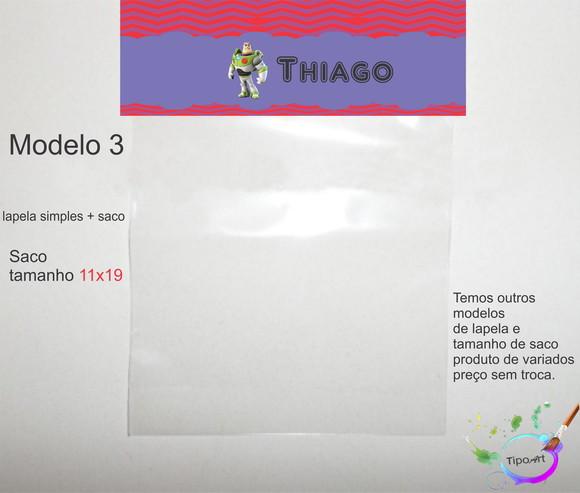 Lapela(simples) e Saco 11x19-buzz Lightyear