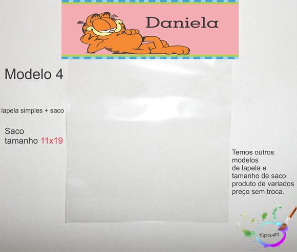 Lapela(simples) e Saco 11x19-garfield