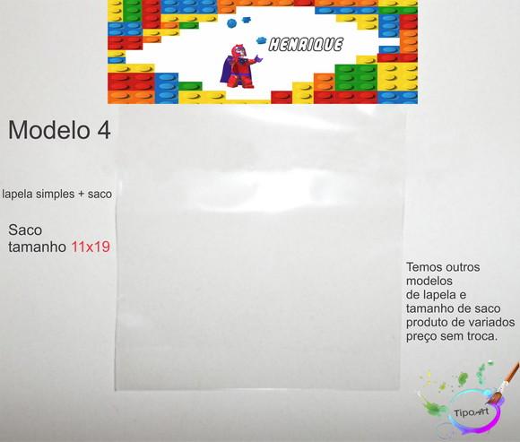 Lapela(simples) e Saco 11x19-lego