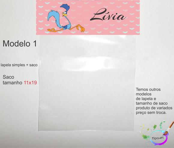 Lapela(simples) e Saco 11x19-papaleguas