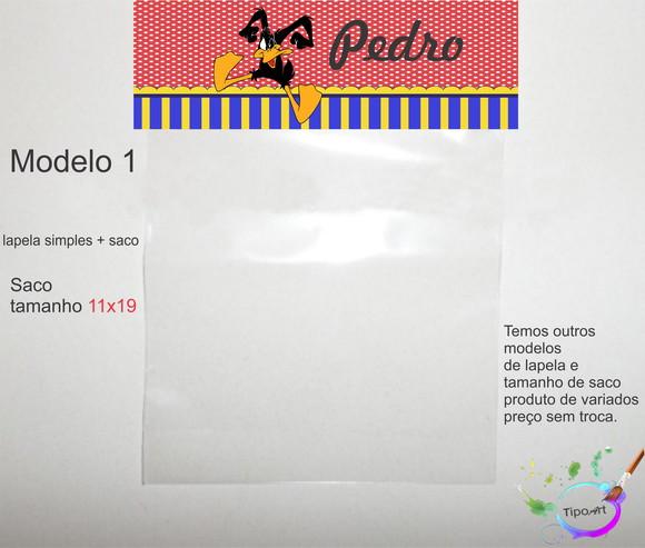 Lapela(simples) e Saco 11x19-patolino