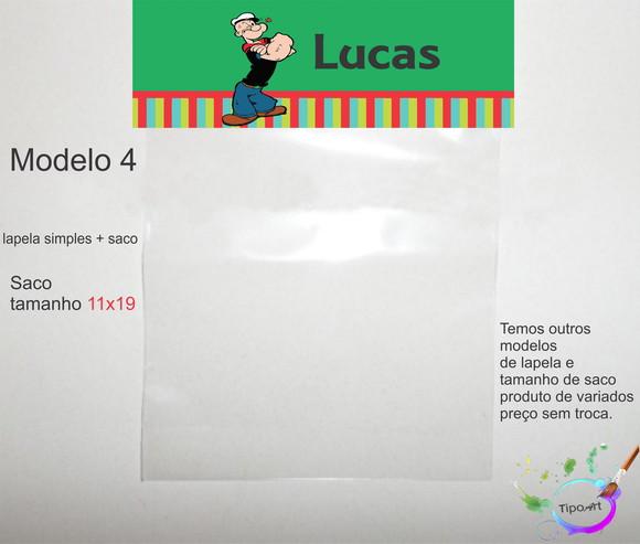 Lapela(simples) e Saco 11x19-popai