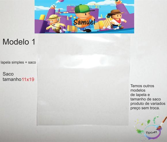 Lapela(simples) e Saco 11x19-stumble Guys
