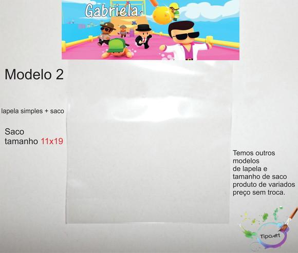 Lapela(simples) e Saco 11x19-stumble Guys