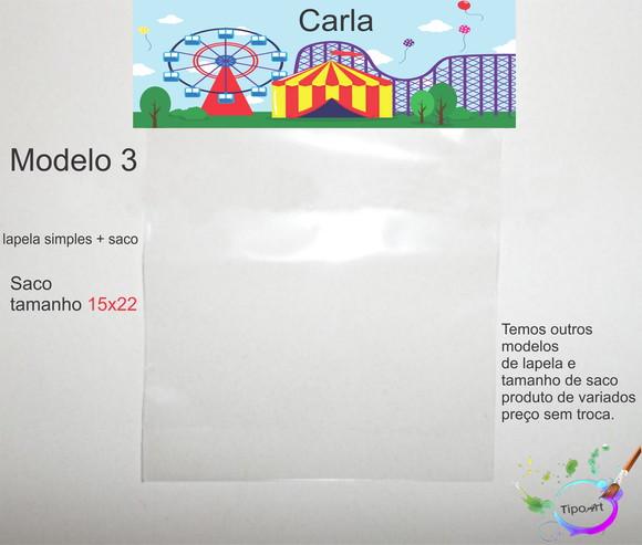 Lapela(simples) e Saco 15x22-circo