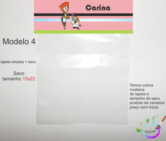 Lapela(simples) e Saco 15x22-dexter