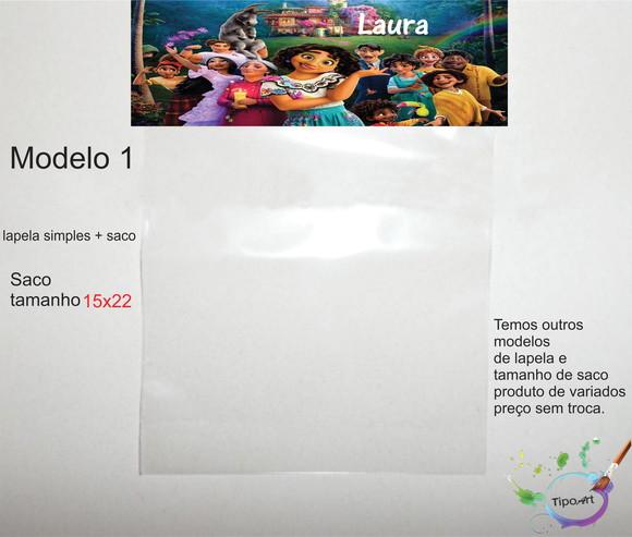 Lapela(simples) e Saco 15x22-encanto