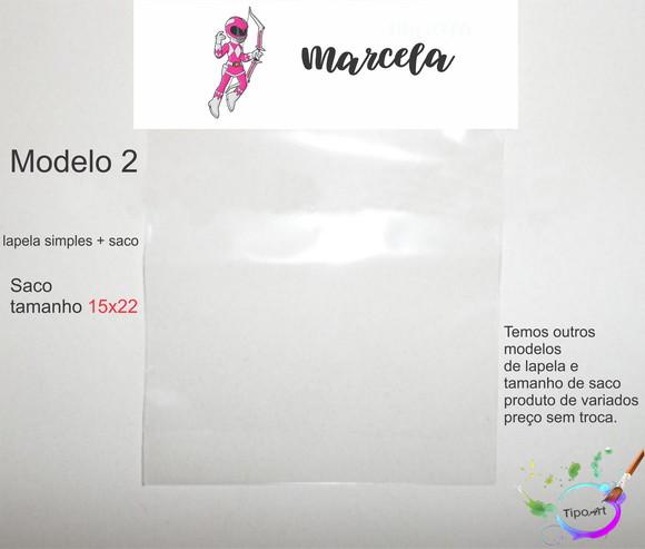Lapela(simples) e Saco 15x22-pawer Ranger