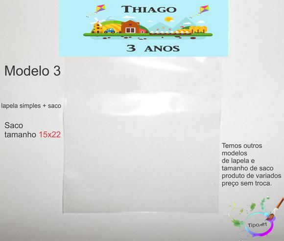 Lapela(simples) e Saco 15x22-pipa e Catavento