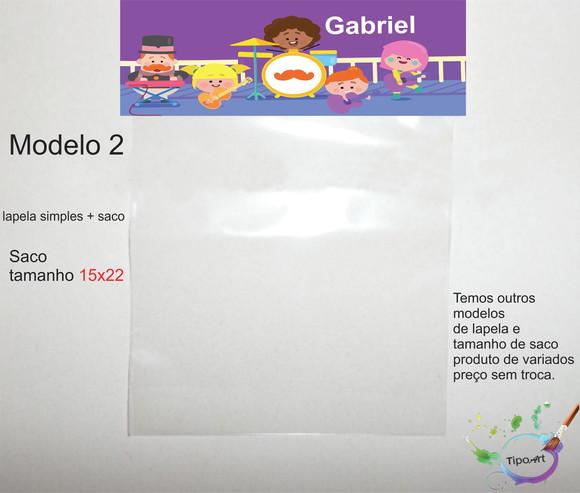 Lapela(simples) e Saco 15x22-radio Bita