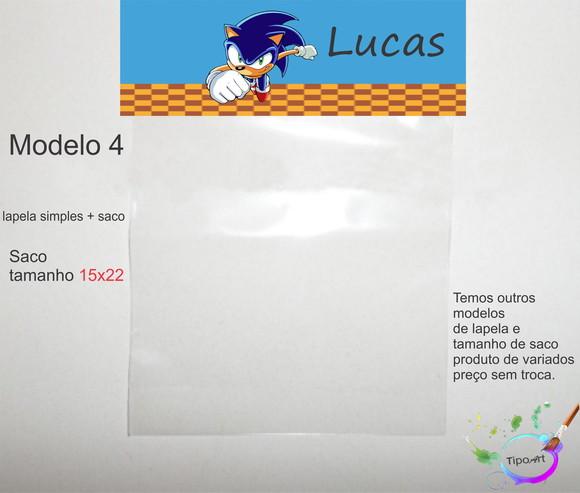 Lapela(simples) e Saco 15x22-sonic