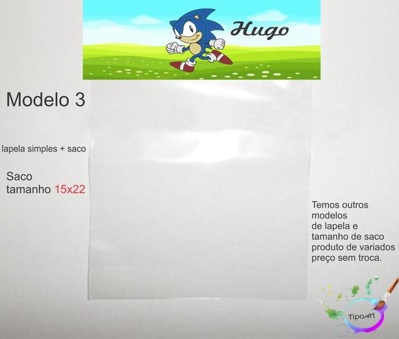 Lapela(simples) e Saco 15x22-sonic