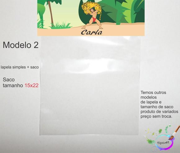 Lapela(simples) e Saco 15x22-tarzan