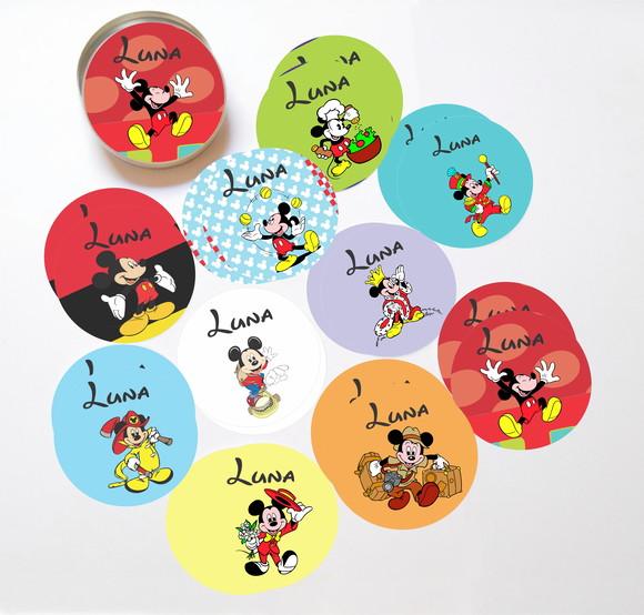 Latinha + Jogos da Memória-mickey